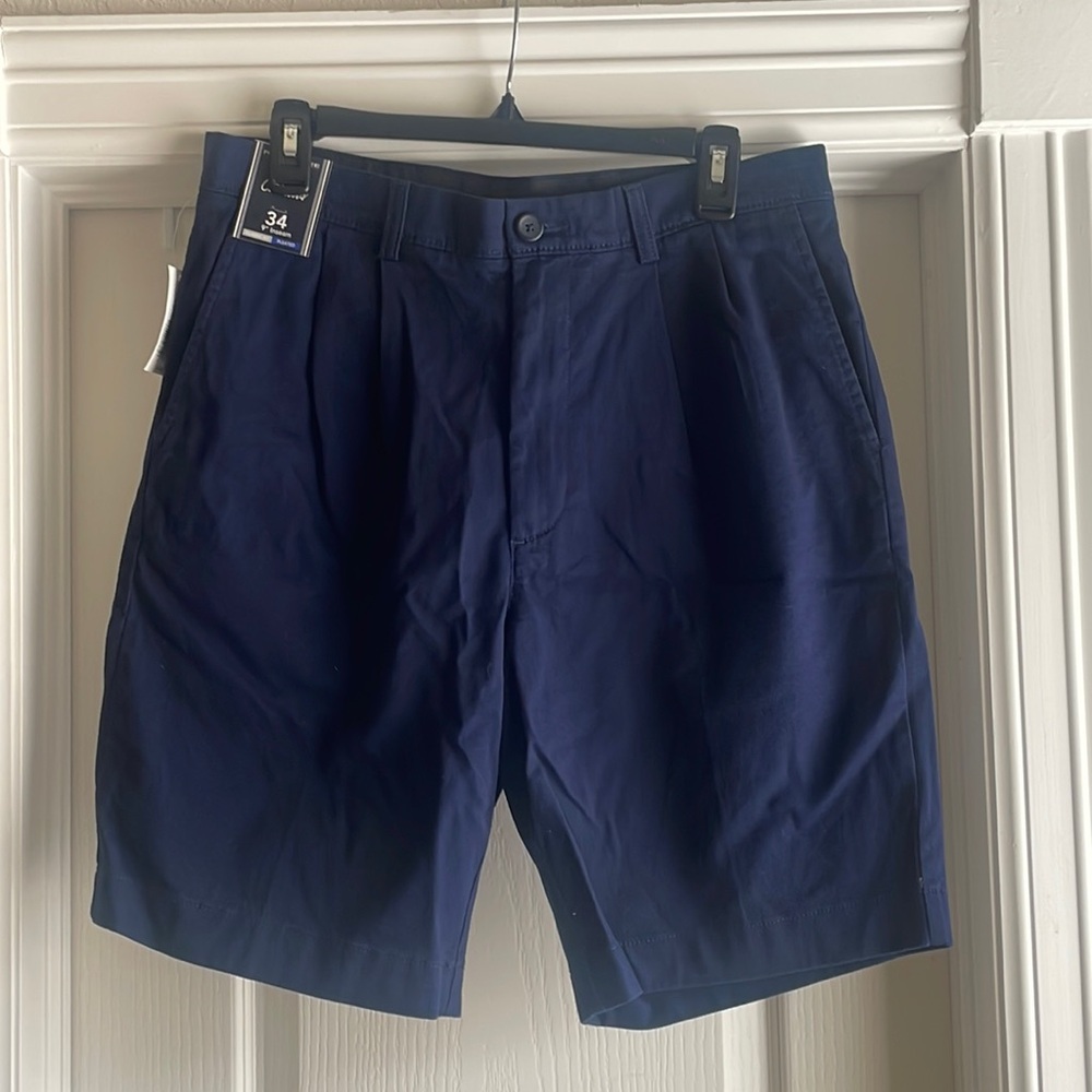 Roundtree & Yorke Navy Blue Cargo Shorts